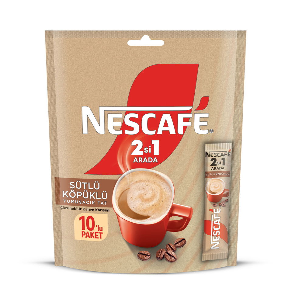 NESCAFE STİCK KAHVE 10*10 GR.- S. KÖPÜKLÜ 2*Ü10 LU